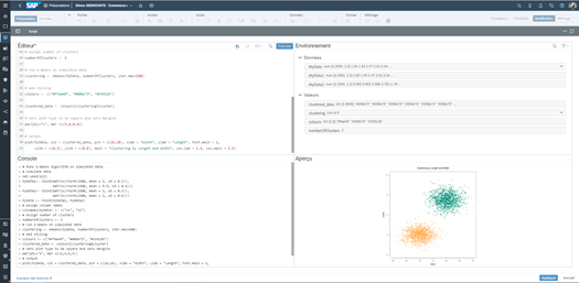 Integration de R dans la solution SAC