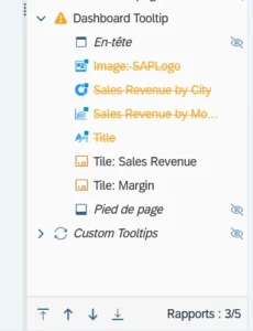 BI 2025 : organisation des rapports